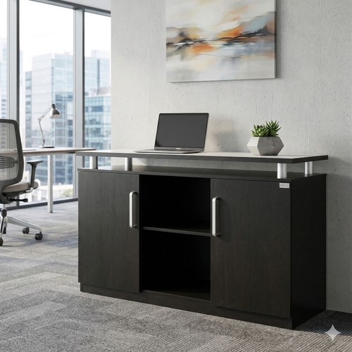 Armoire bureau noire - de, buffet